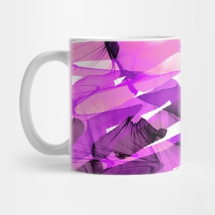 Magenta purple Pink abstract digital art pattern Mug